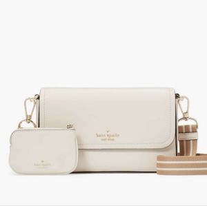 Rosie Flap Crossbody in Parchment Multi